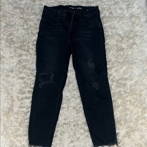 Old Navy Black Ankle Cropped Jeans